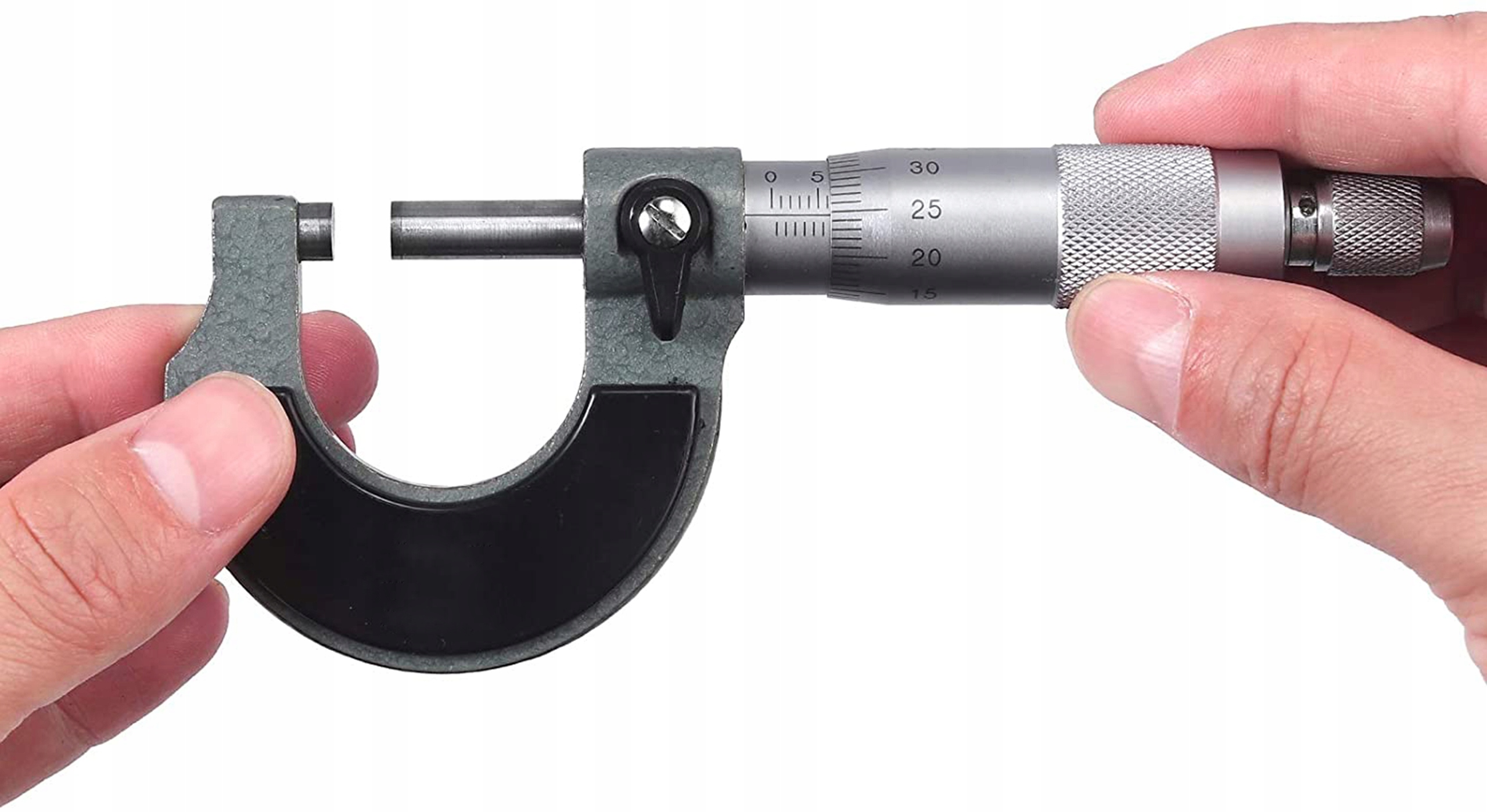 MIKROMETR NONIUSZOWY ZEWNĘTRZNY 0.01MM 0-25 MM ANALOGOWY ETUI Zakres pomiaru 0-25 mm