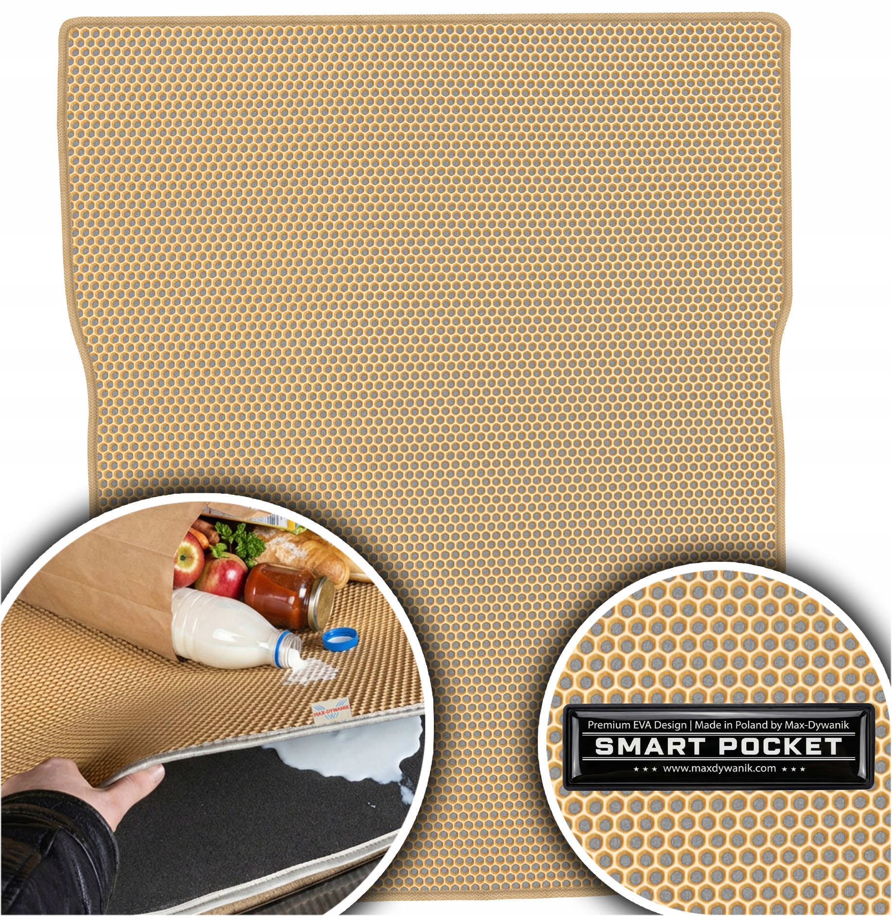 Mitsubishi Pajero IV Suv 2006-2021 Vložka do kufru Eva Smart Pocket Béžová