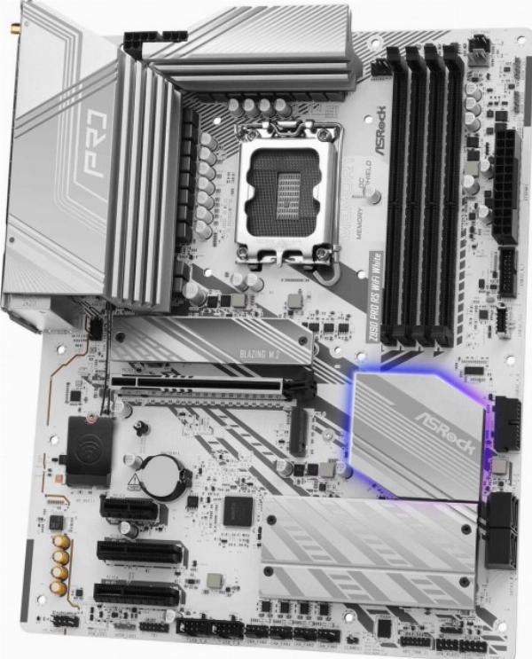 ASROCK Z890 Pro RS WiFi White ATX LGA1851 DDR5 — 5