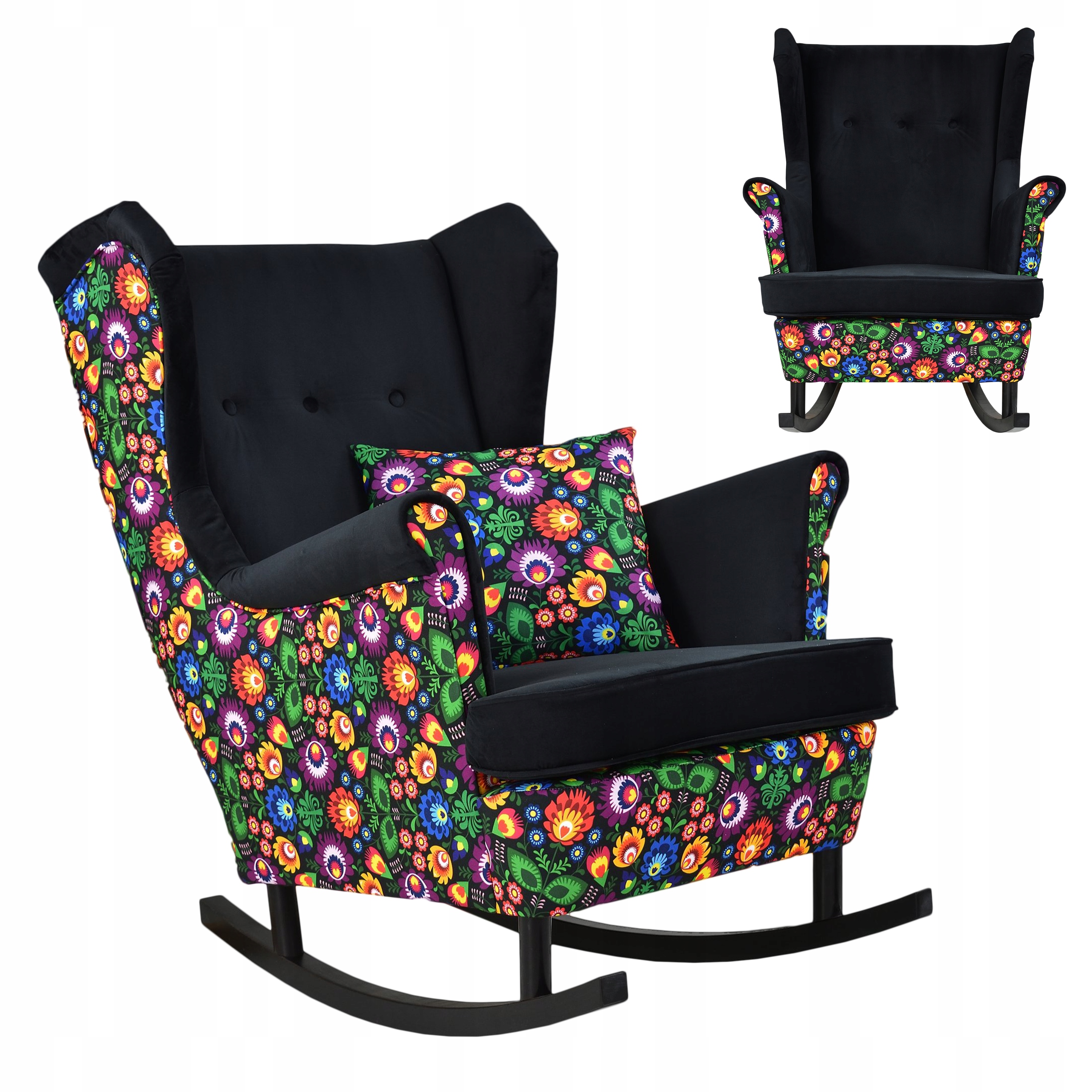 

Fotel uszak bujany Ari Print Duo Family Meble