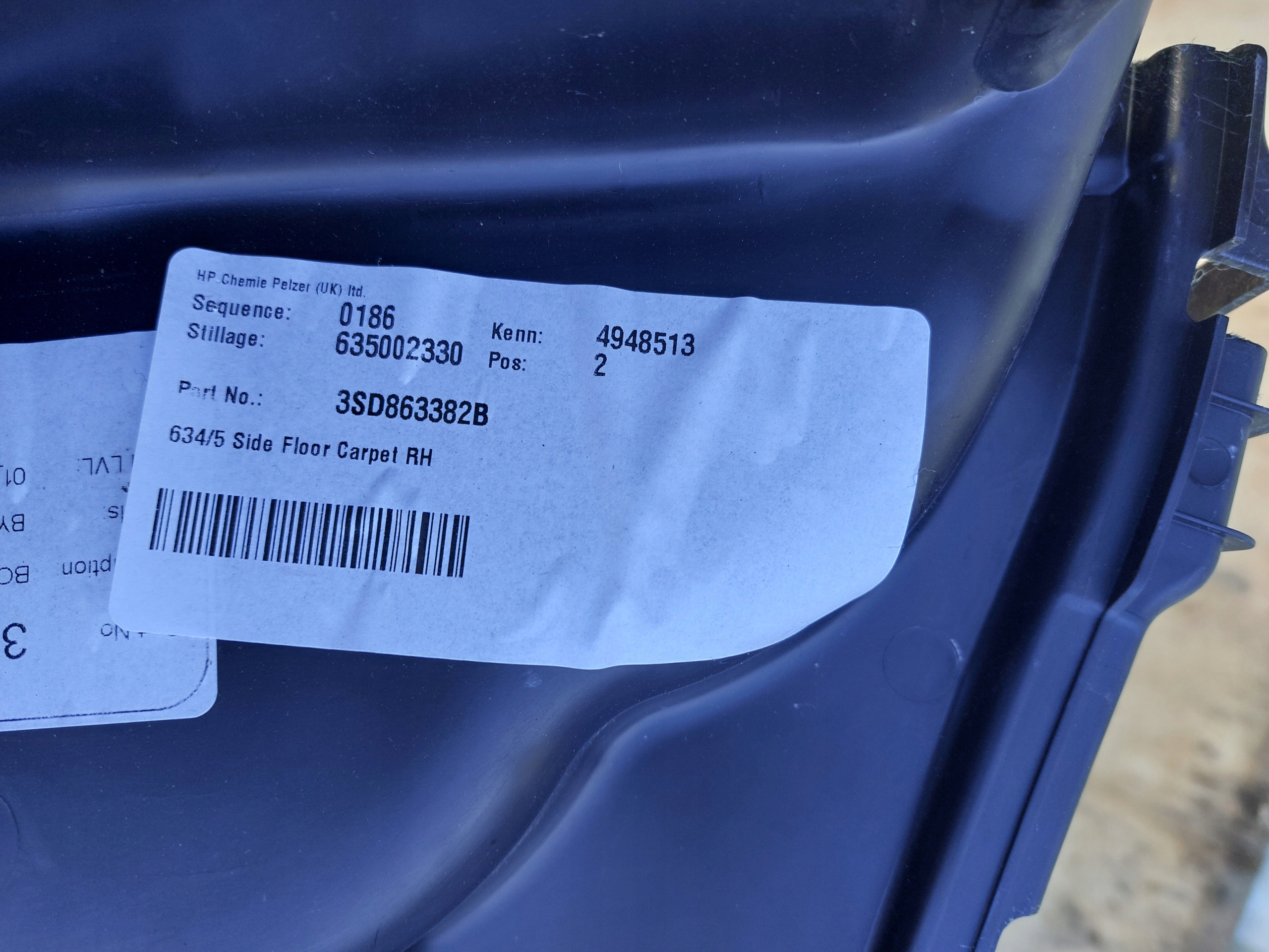 mats boot right BENTLEY CONTINENTAL GR 21r