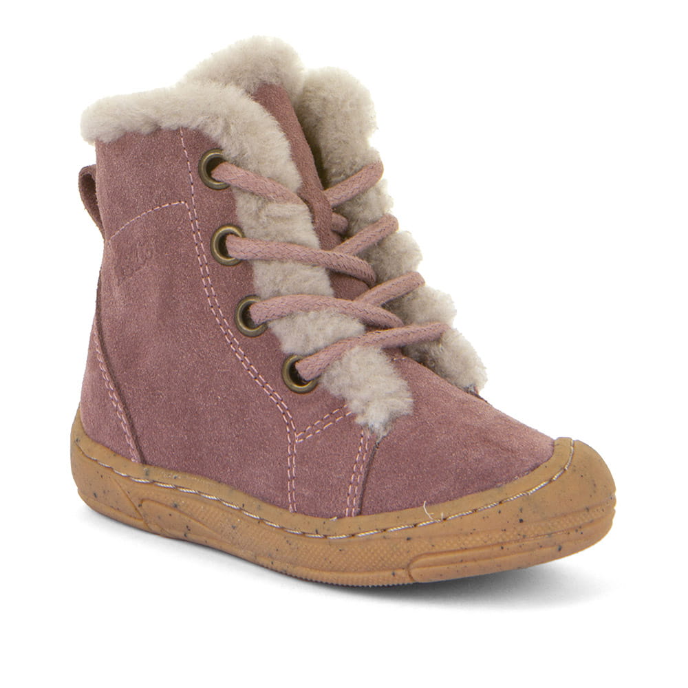 Froddo G2110140 Dark Pink trzewiki zimowe z gumowym noskiem r 19