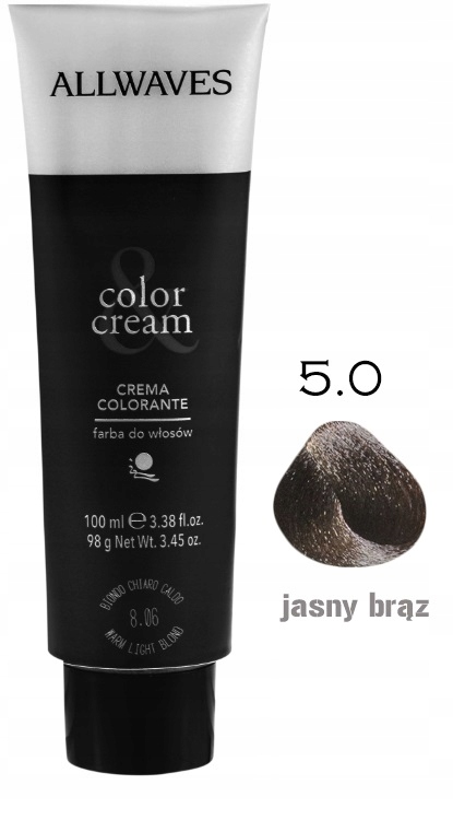 

Allwaves farba do włosów profresjonalna 5.0 100ml