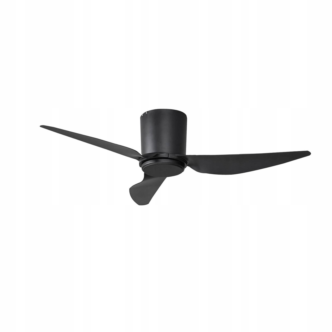 Wentylator sufitowy Lindby Aulo, czarny, DC, cichy, Ø 123 cm