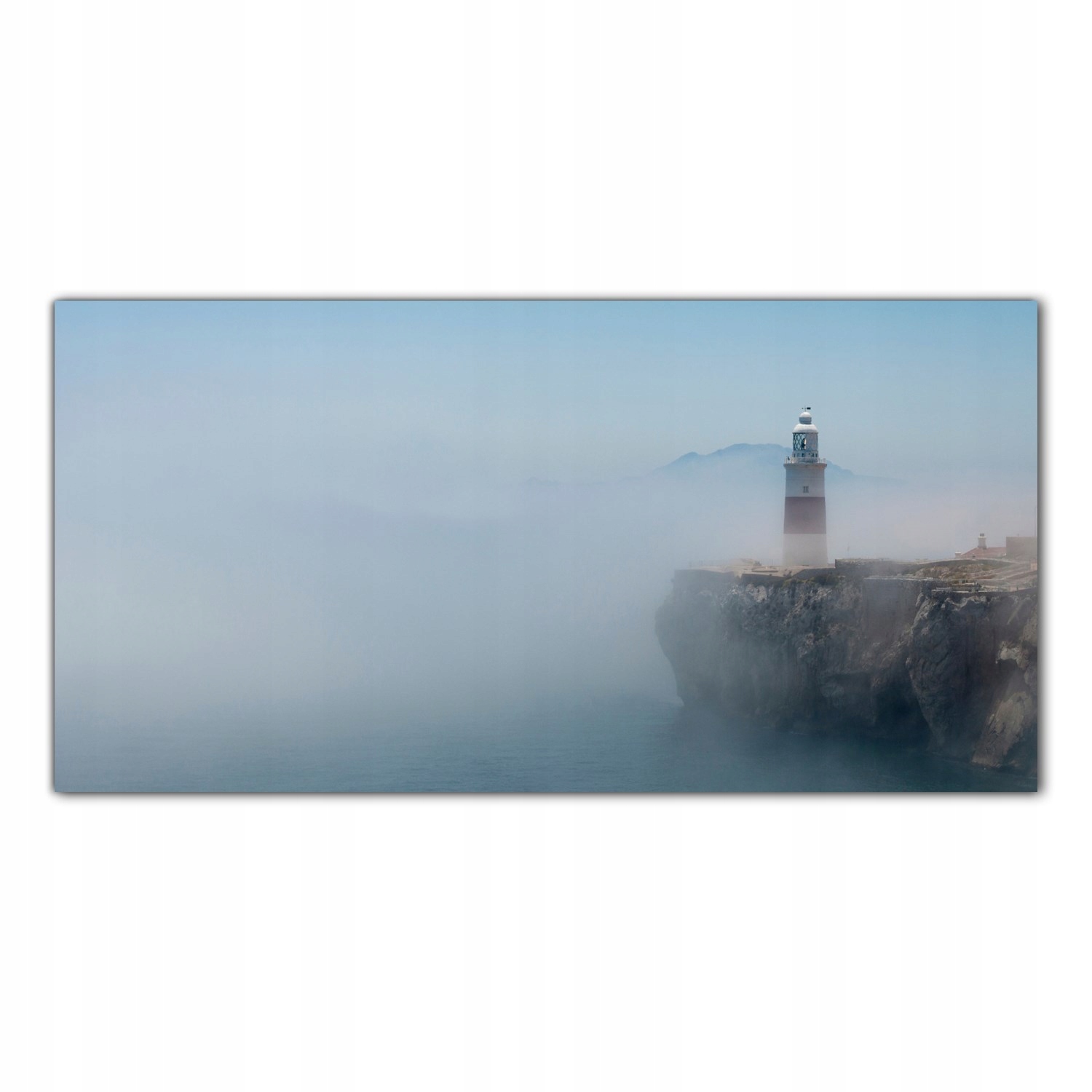 

Obraz na szkle Foto Latarnia Morska Mgła 120x60