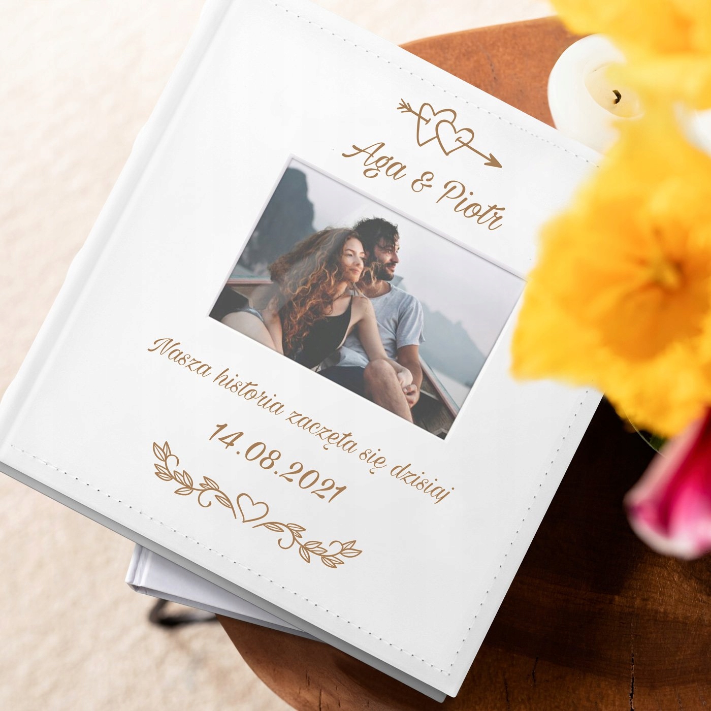 DUŻY ALBUM NA ZDJĘCIA PRZEZENT CHRZEST ŚLUB ROCZEK Producent Murrano