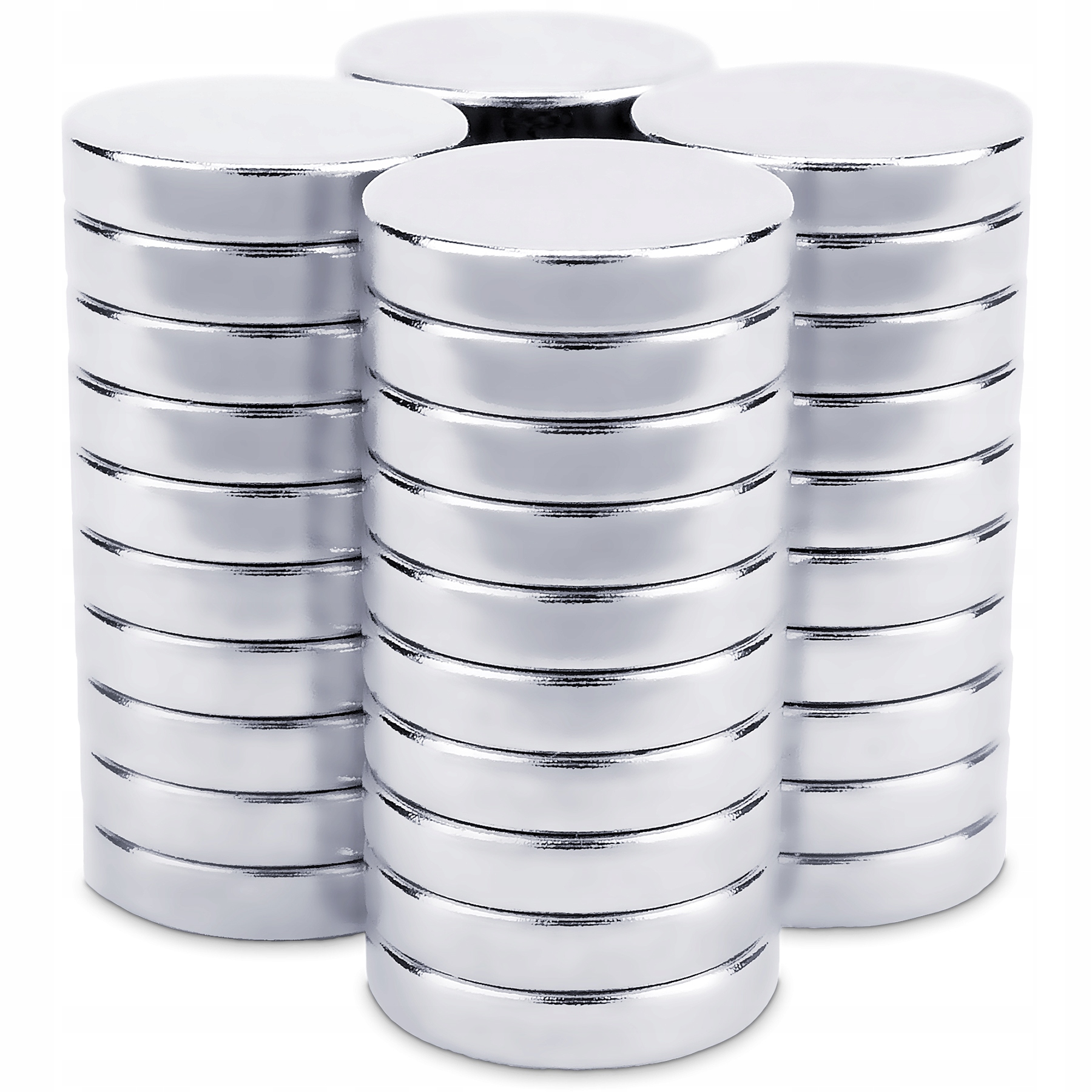 

Mocny Magnes Neodymowy Walcowy 10x2 mm, 40 szt.