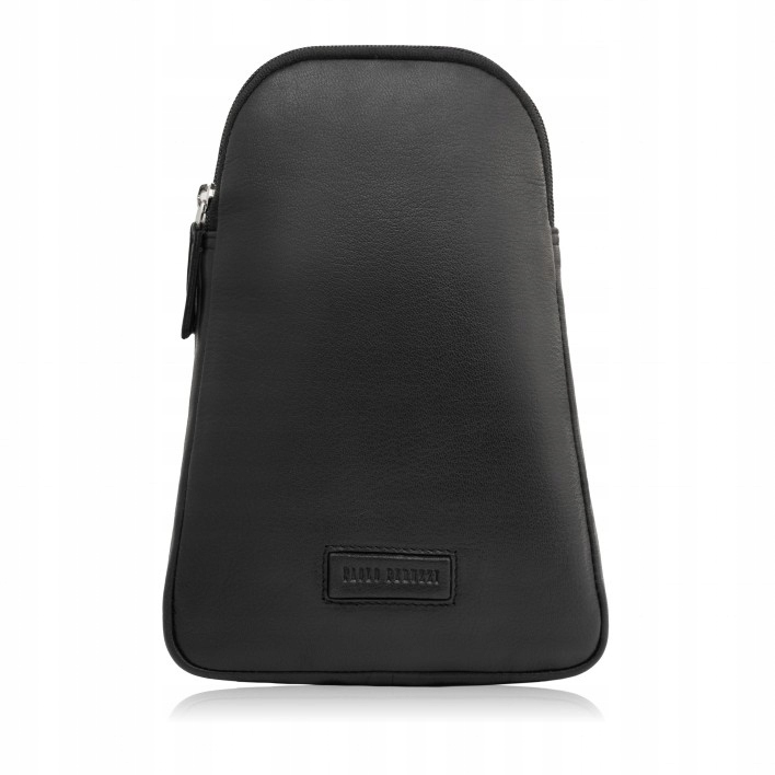 Batoh na jedno rameno na šikmé rameno, malý, černý Paolo Peruzzi