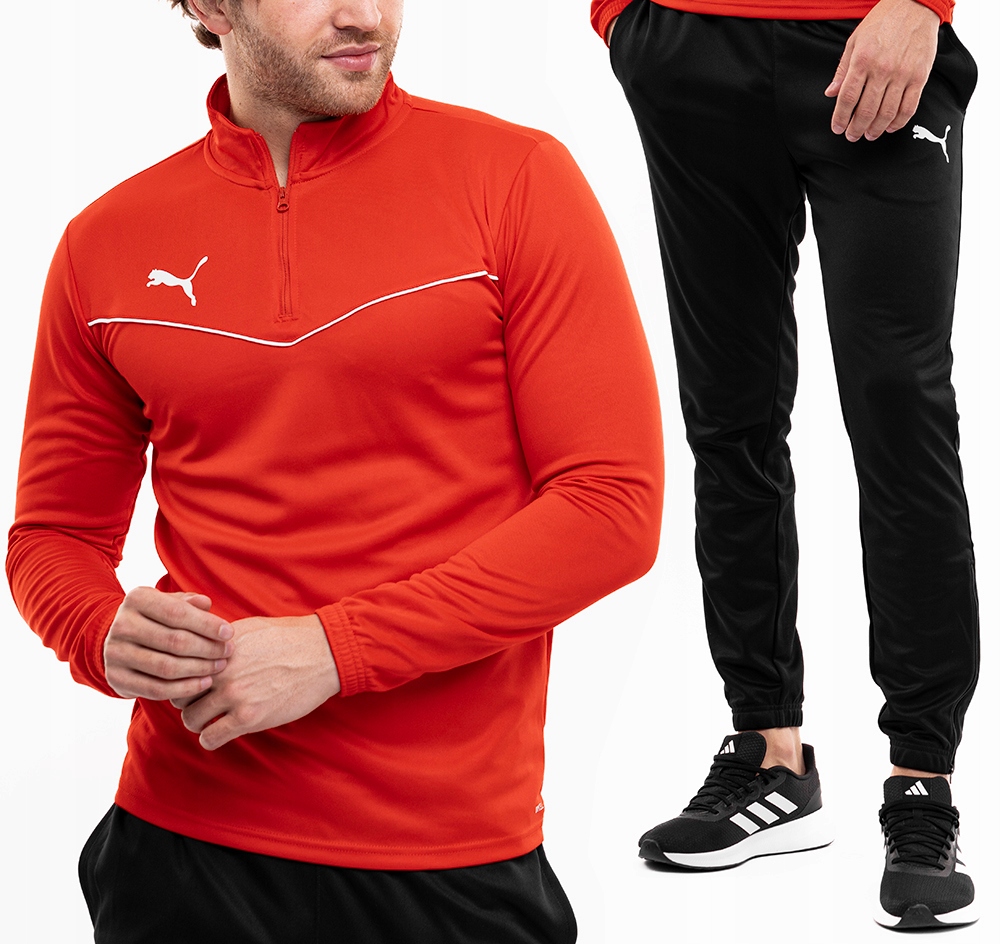 Teplákovka Pánský komplet Puma Sportovní tréninková Mikina Kalhoty teamRISE vel. M