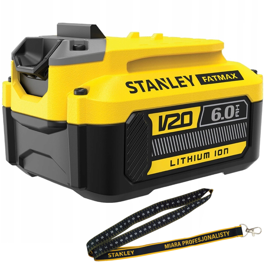 Akumulator Li-Ion Bateria 18V 6 Ah V20 Stanley SFMCB206 smyczka