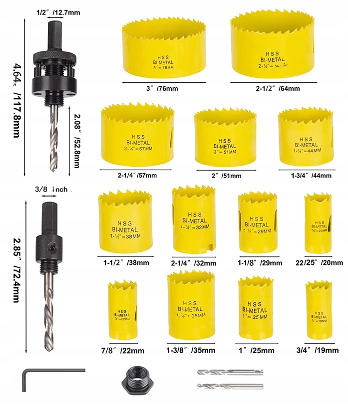 OTWORNICE DO METALU DREWNA BI-METAL OTWORNICA Kod producenta FT016005