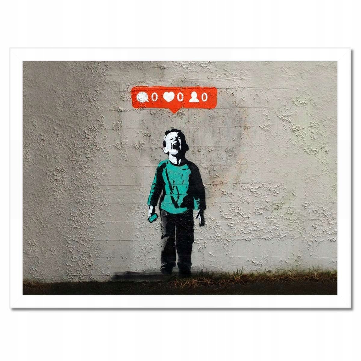 Plakáty v rámu 40x30 Banksy Like