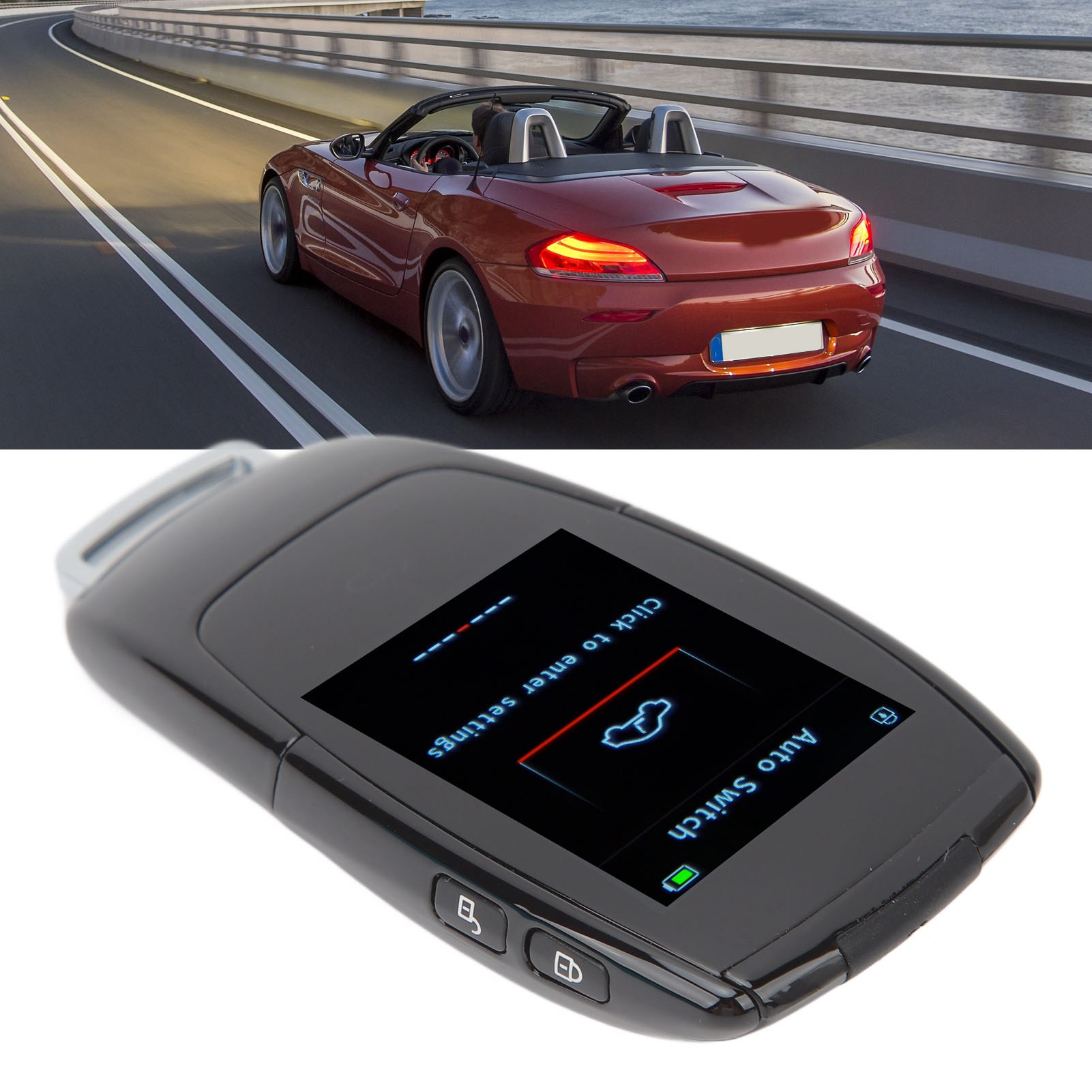 Inteligentny klucz z ekranem LCD Wygodny dostęp Typ samochodu Samochody osobowe