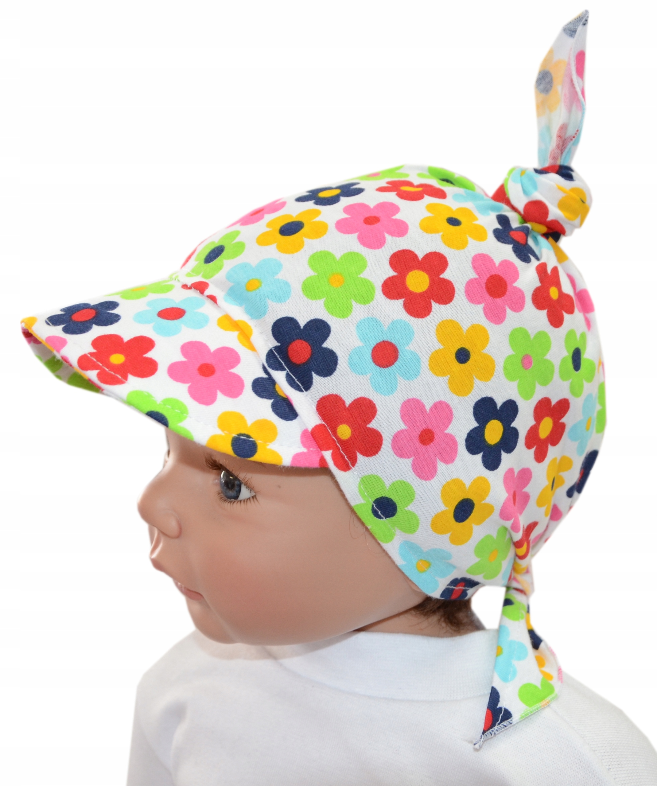 

chusta bawełniana chustka z daszkiem 44-52cm