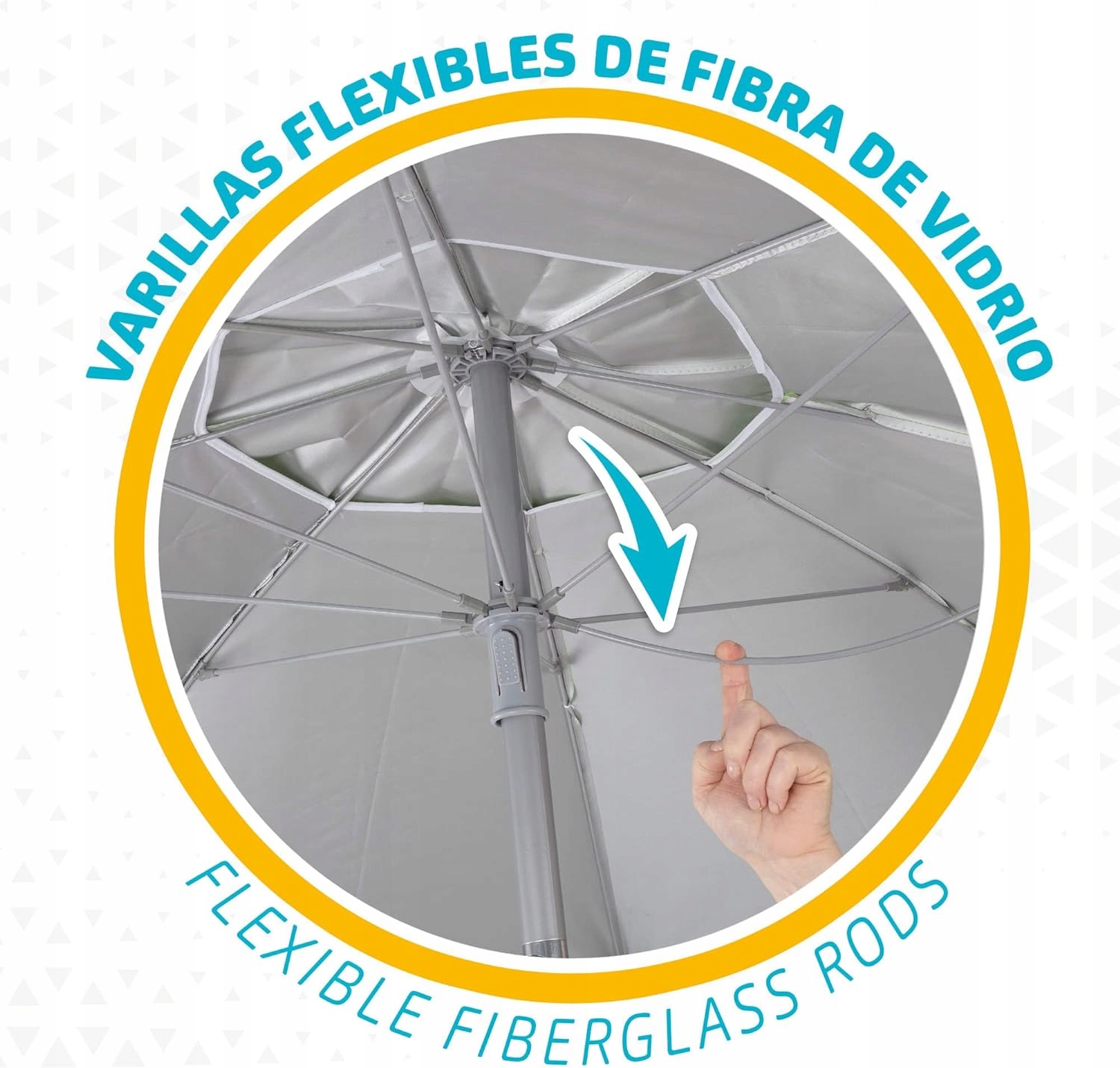 MOCNY PARASOL OGRODOWY NA BALKON PARASOL PLAŻOWY 220CM XXL UV 50+ Model Anti Windproof Parasol