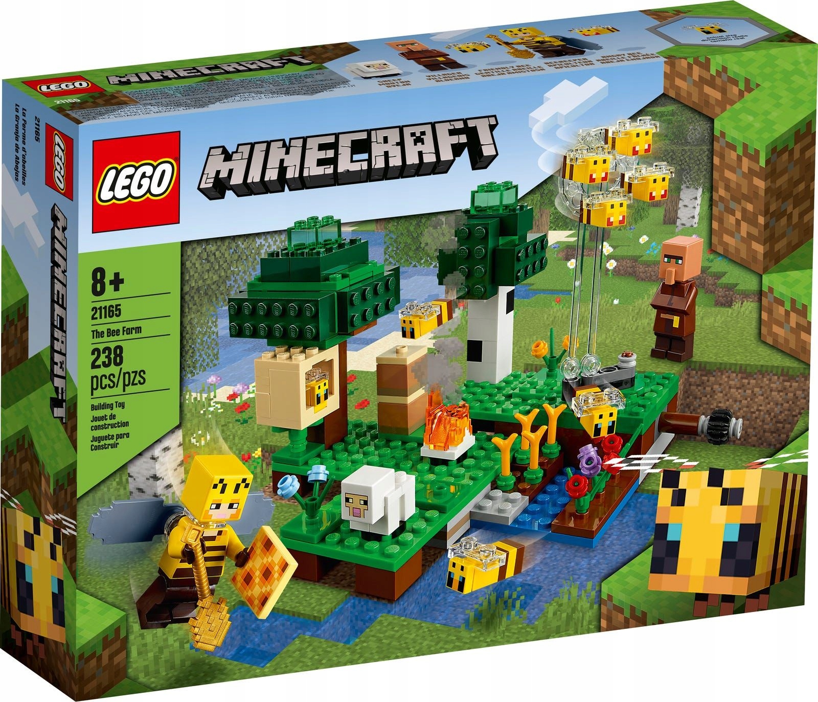 Lego 21165 Minecraft Pasieka Stavebnice 238 dílů Nové