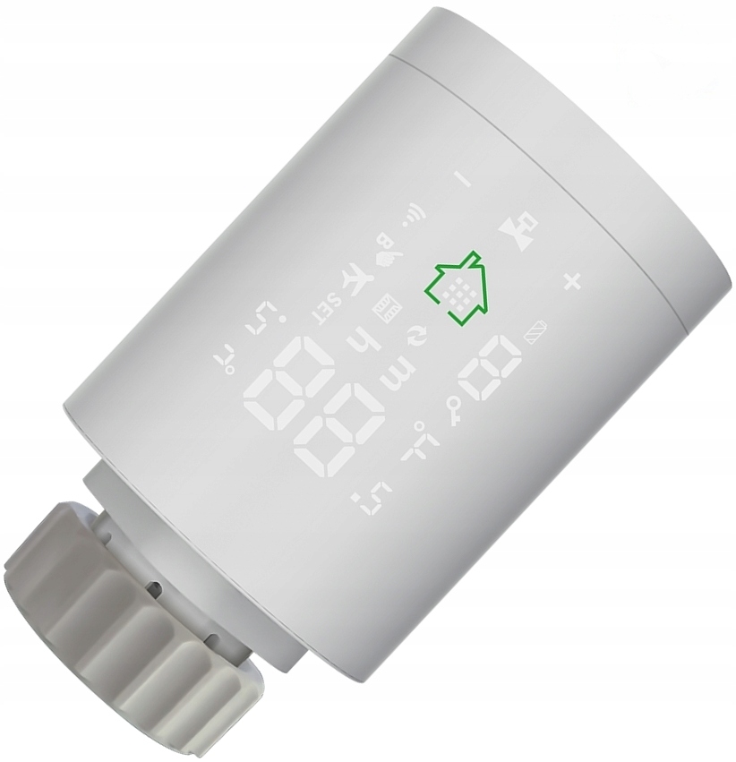 INTELIGENTNA GŁOWICA TERMOSTAT DO KALORYFERA TUYA ZIGBEE WIFI Idomtuya