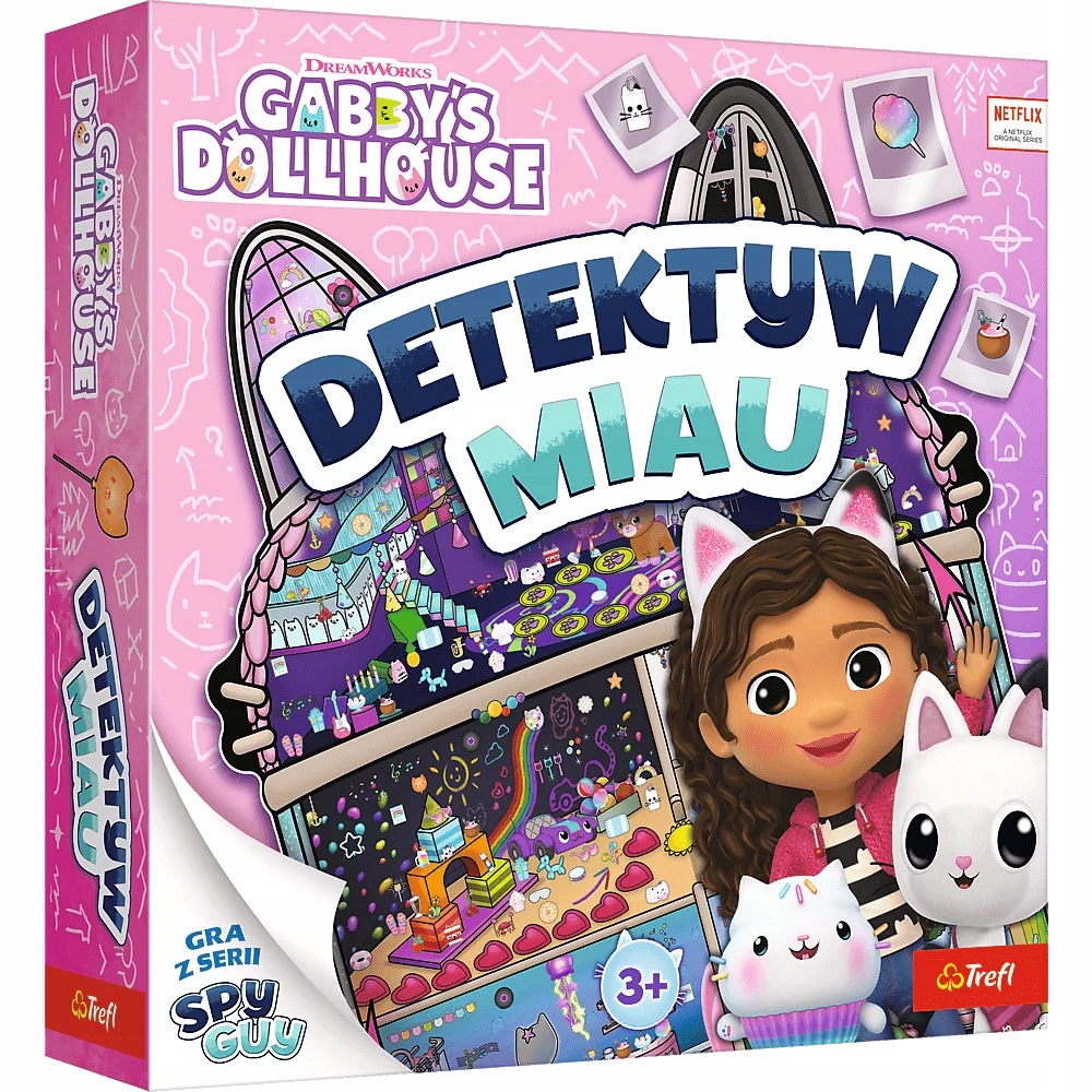 Gra Rodzinna Detektyw Miau Koci Domek Gabi Gabbys Dollhouse Trefl