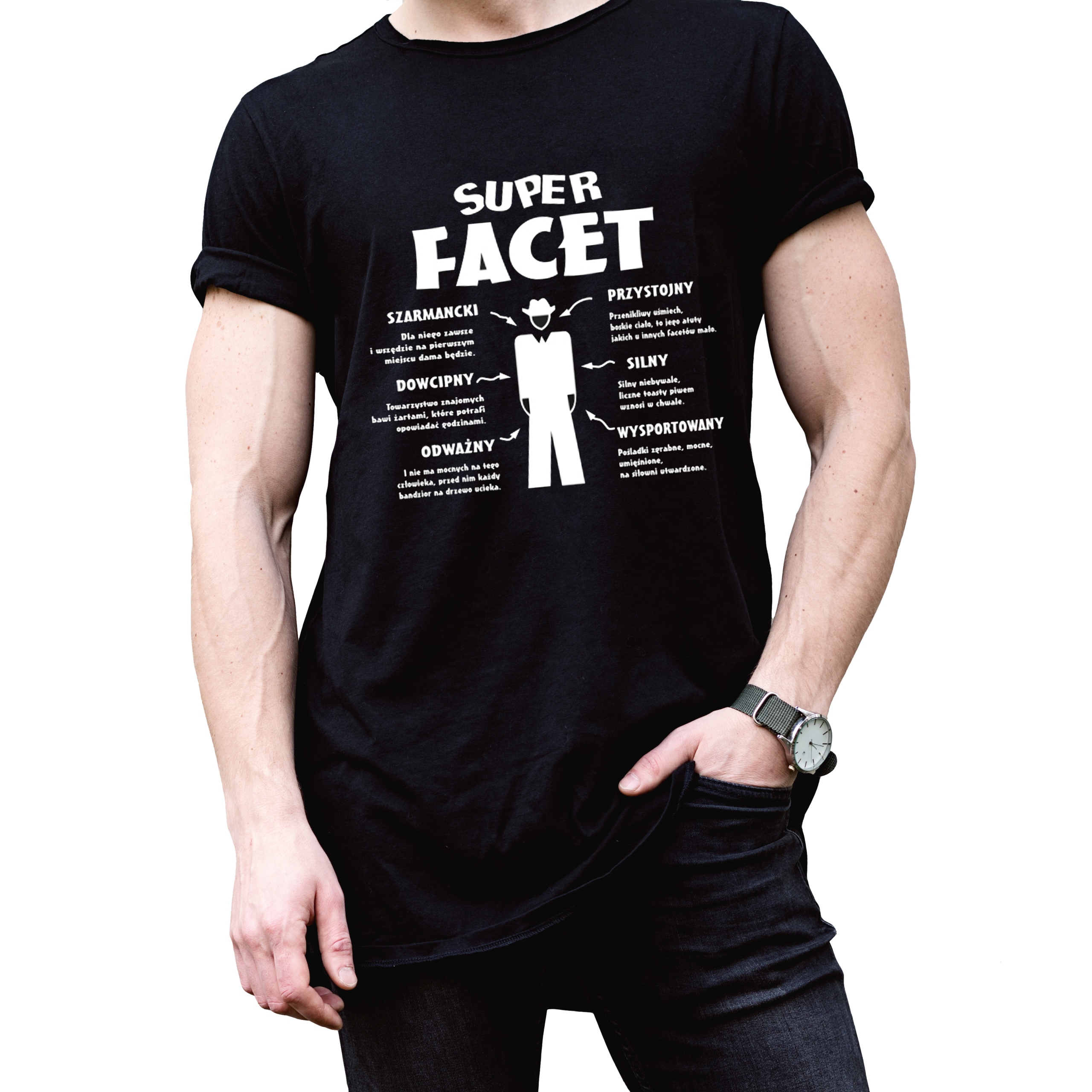 

Koszulka prezent dla chłopaka faceta rozm.XL wzory