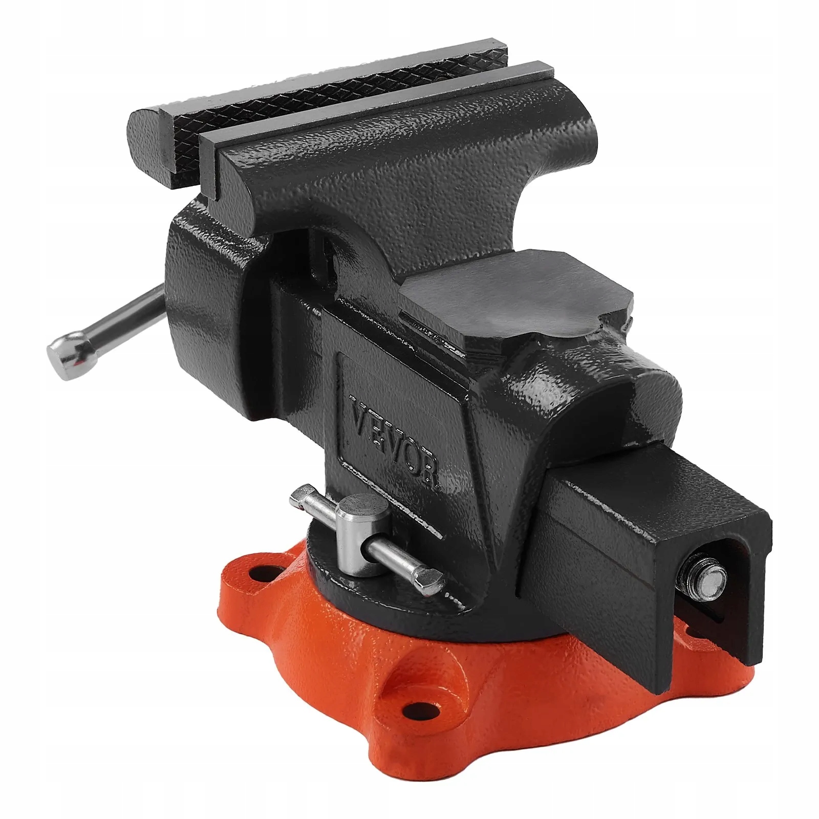 Dílenský svěrák 127 mm 360° otočný litinový s kovadlinkou pro trubky a kov