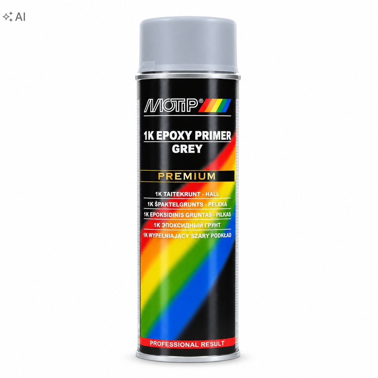 Motip podkład epoksydowy 1K Premium szary 500ml spray