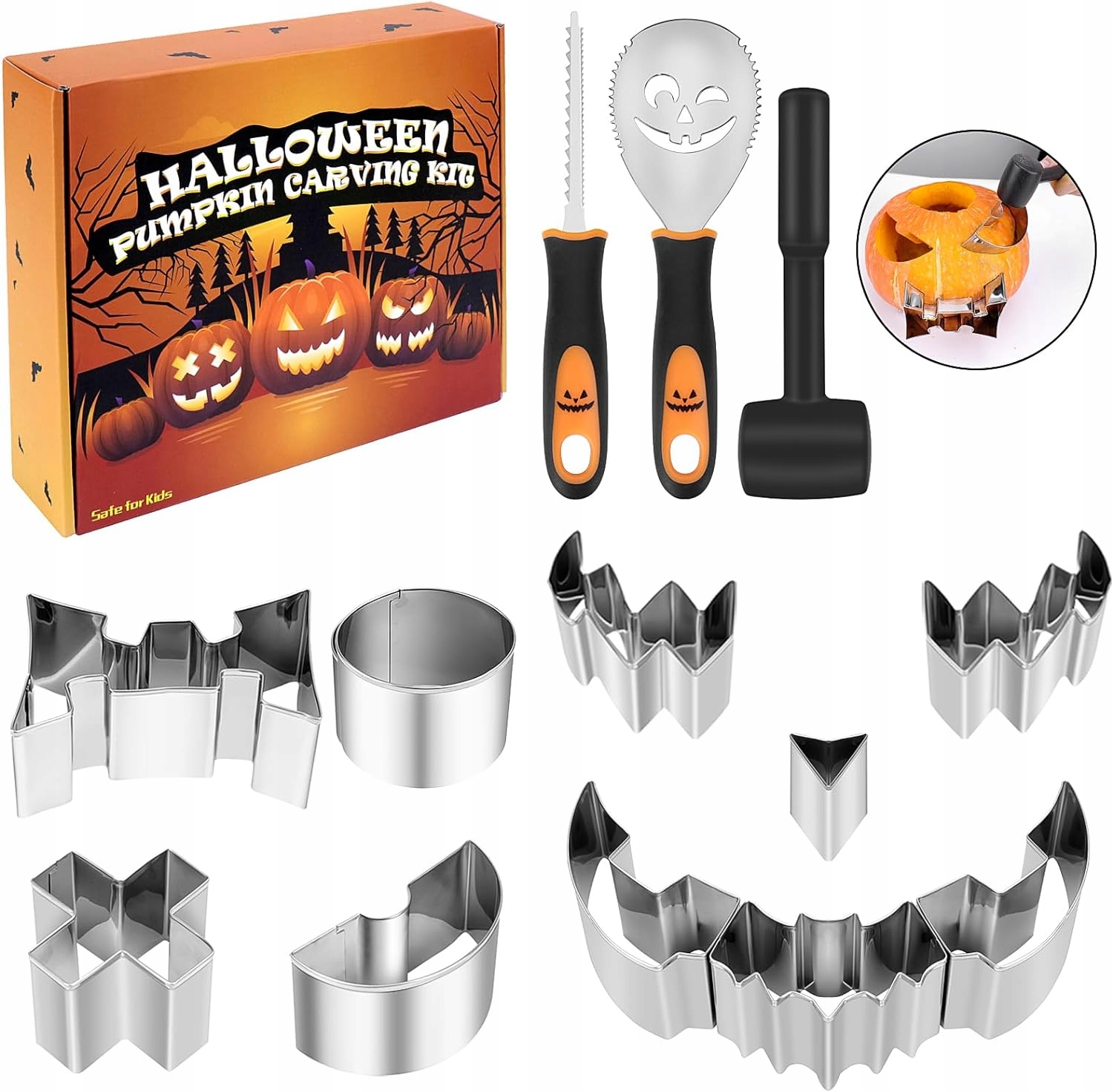 Šablona Dekorace Dýně Vzorník Vystřihování Diy 13 Řebříček V Dýni Ozdoba