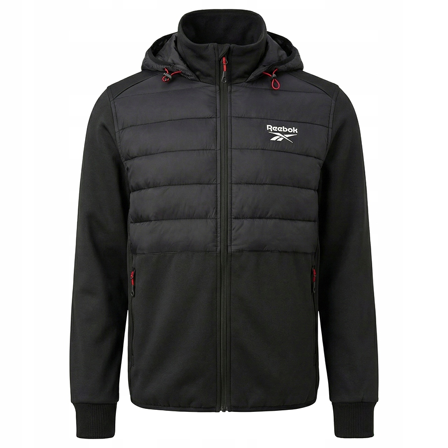 Reebok Reebok Mixed Hybrid Pánská trekingová bunda RBO15620-Černá XL
