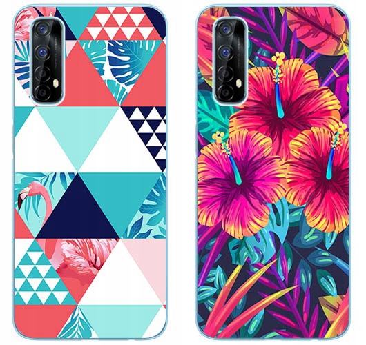 

2 x Etui Silikon Do Realme 7 Szkło 9H