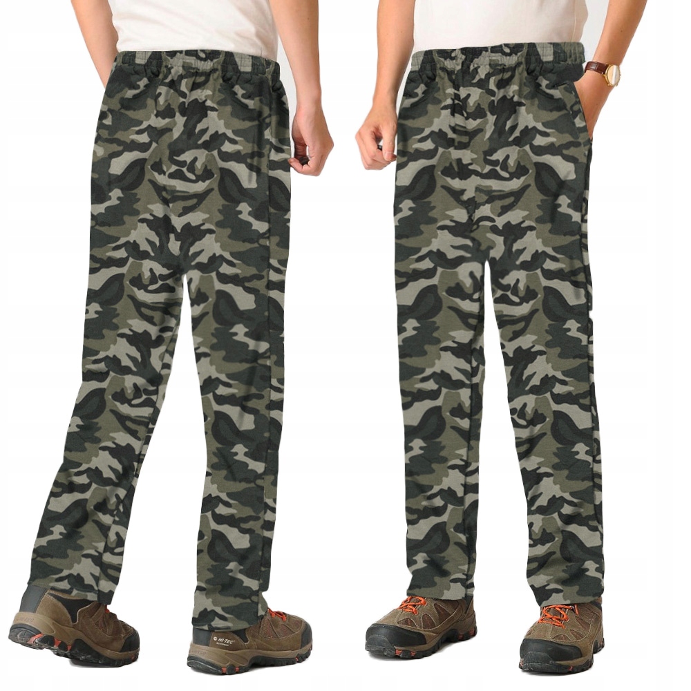 

Spodnie Dresowe Moro Dresy Męskie Army 450-02 r L