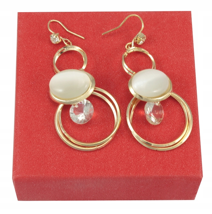 

Kolczyki Glamour Złote Koła Ring