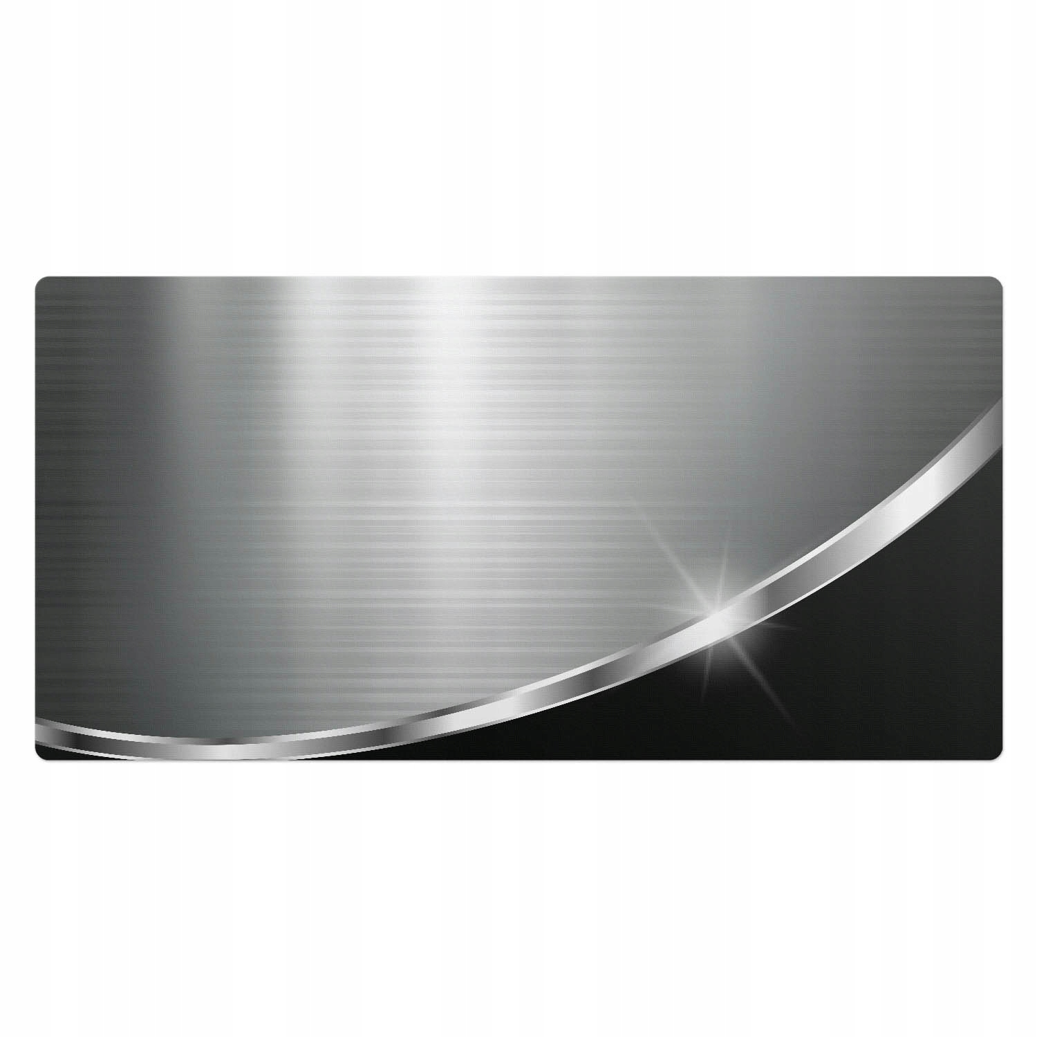 Ochranná podložka s potiskem Povrch s metalickým povrchem 100 x 50 cm