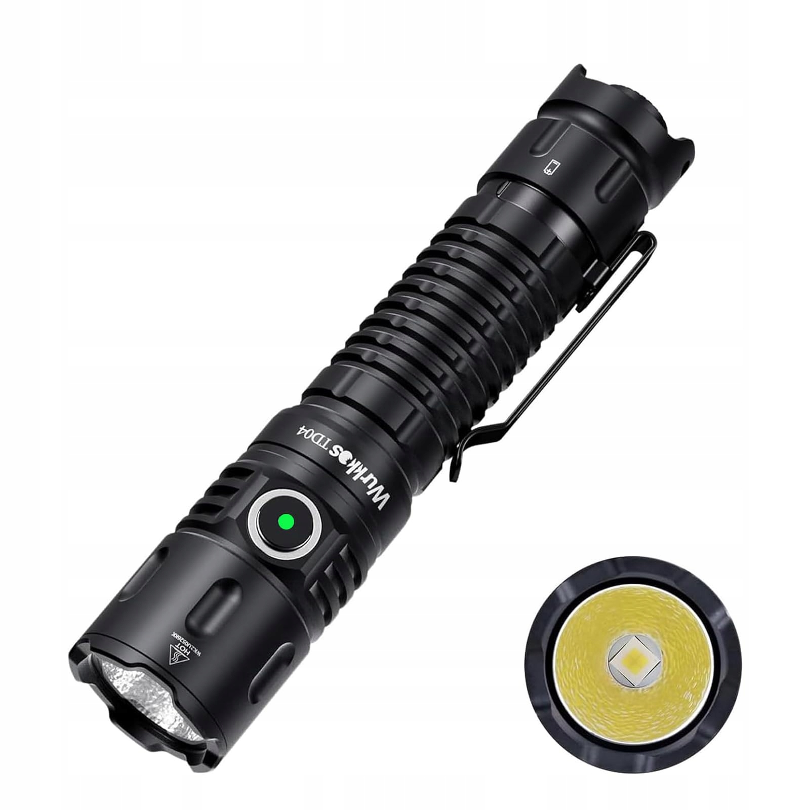 Wurkkos TD04 21700 Edc latarka taktyczna 3000 lm XHP50D Led IP68