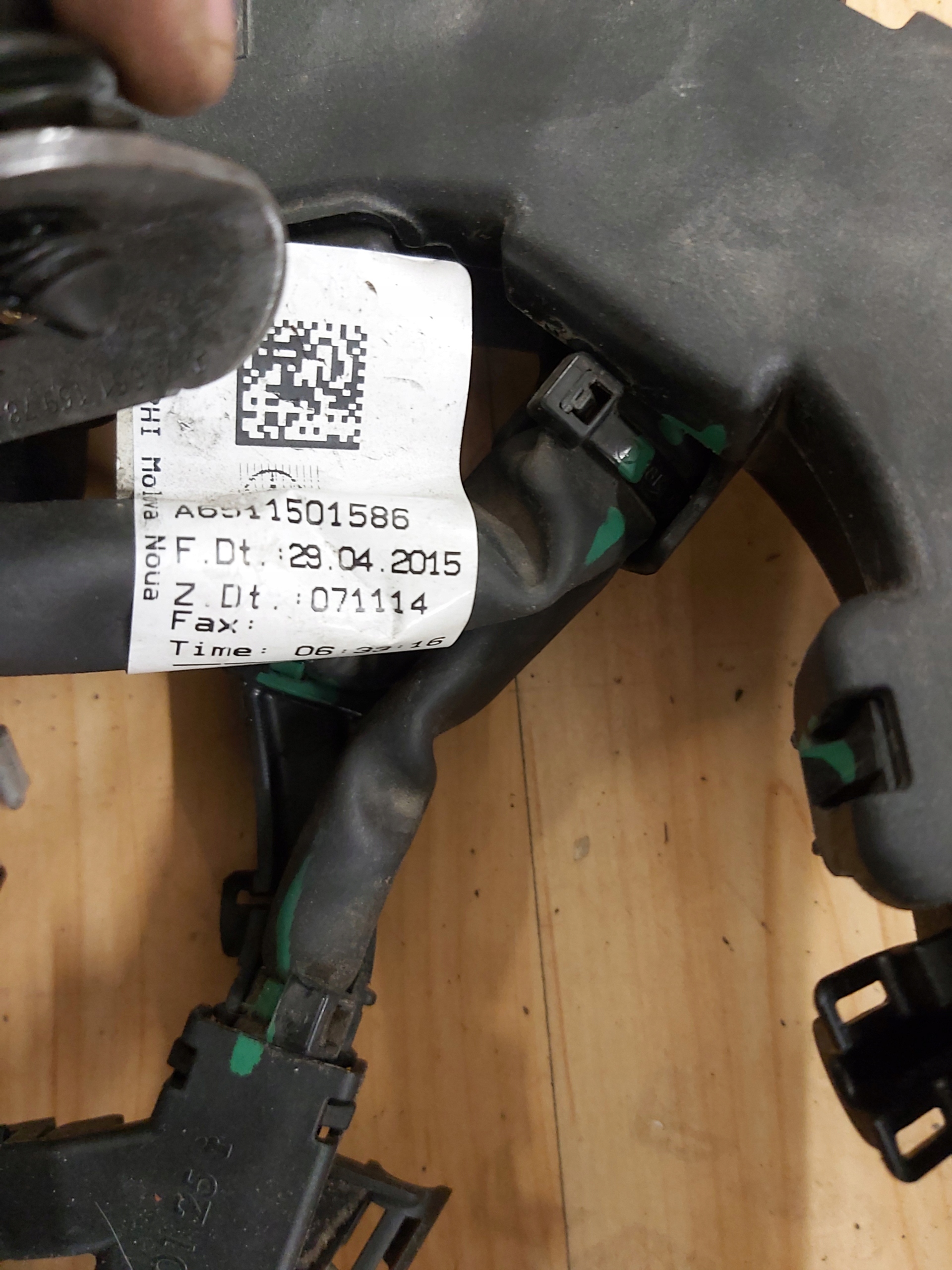 bundle of the engine 6510109318 MERCEDES W205 2.2 CDI