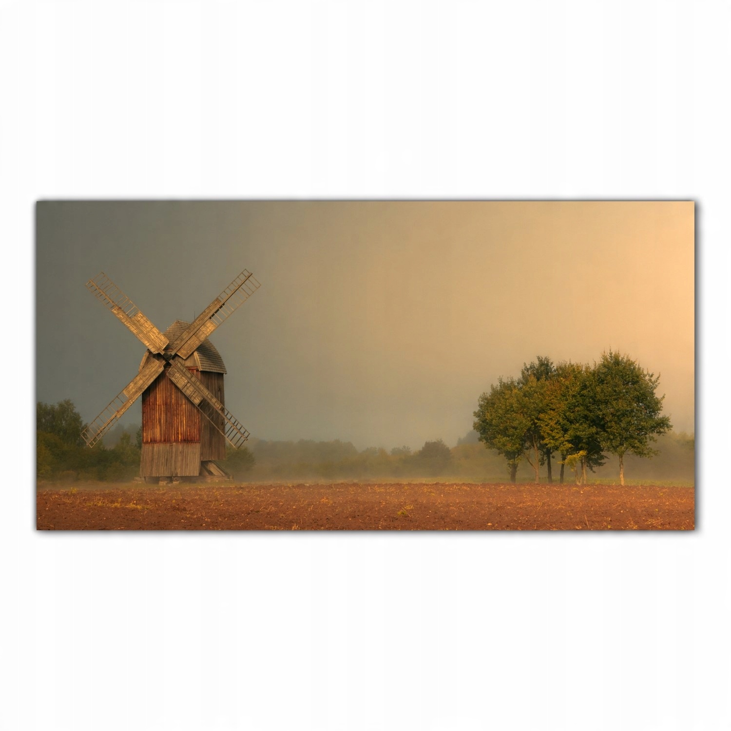 

Obraz Szklany Foto-obraz Młyn Jesień Farma 140x70