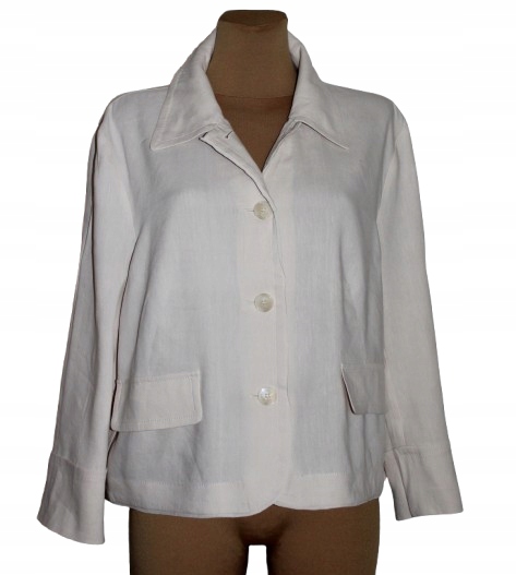 Marc Cain 62% len béžový sako Nové 44