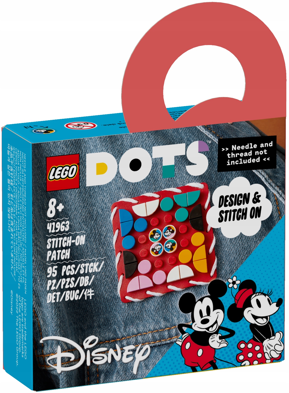 

Lego Dots 41963 Myszka Miki i Minnie naszywka