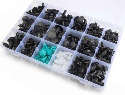 ZESTAW SPINEK KLIPSÓW KOŁKÓW SAMOCHODOWYCH 299szt