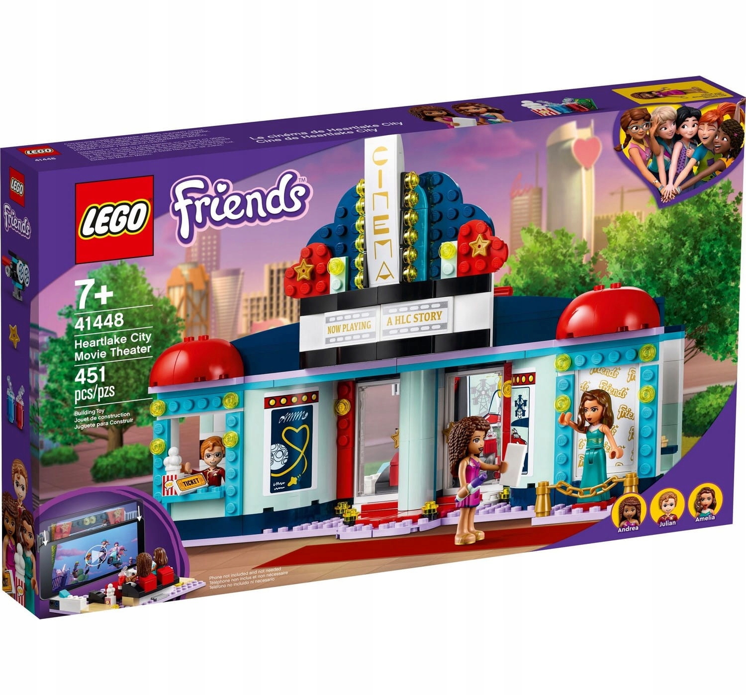 

Lego Friends 41448 Kino W Heartlake City