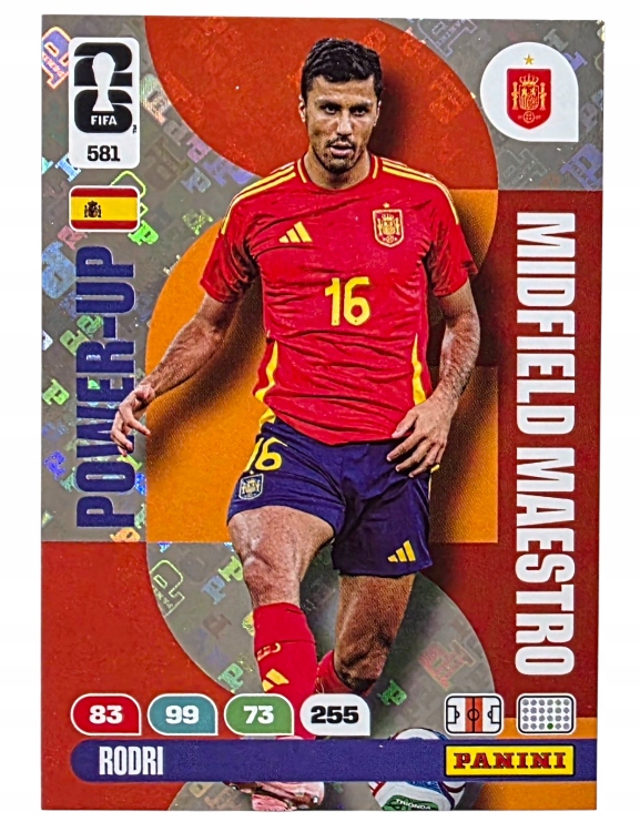 Karty Piłkarskie Panini World Cup 2026 Midfield Maestro 581 Rodri