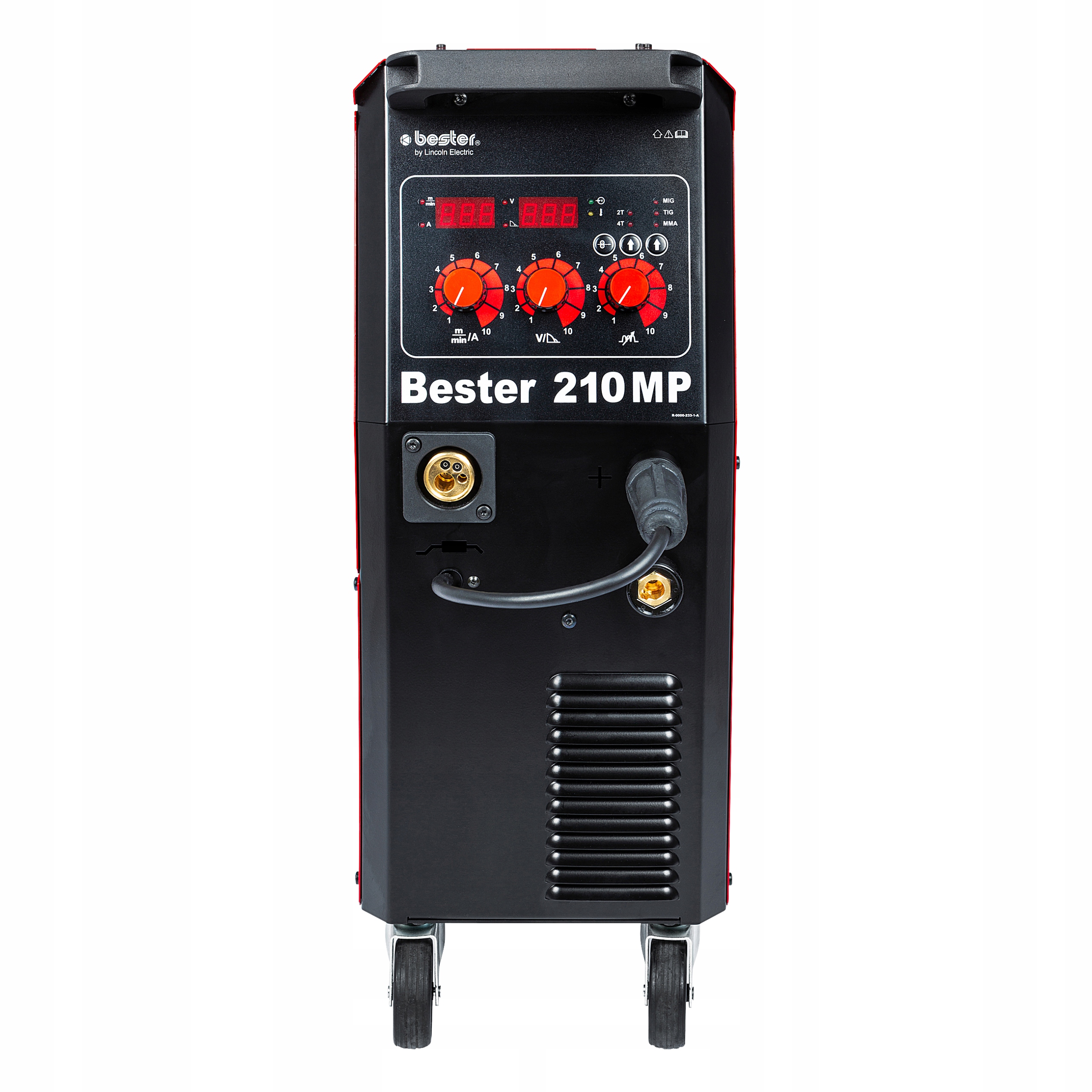 Inwertorowy półautomat spawalniczy Bester 210MP Metody spawania MIG/MAG MMA TIG