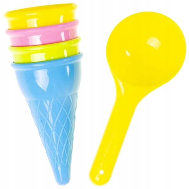 

Zestaw Zabawek Plażowych lody Foremki Do Piasku
