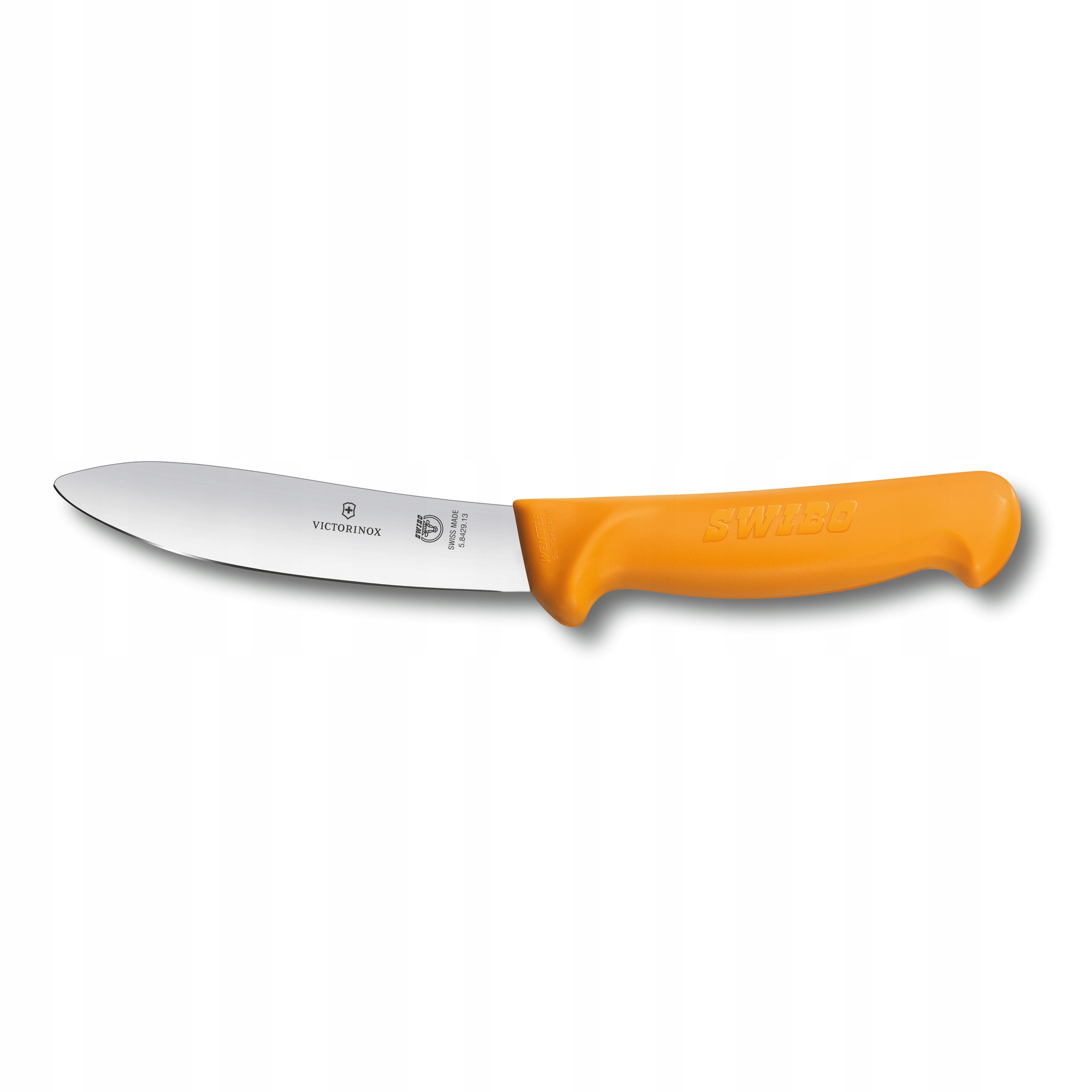 Stahovací nůž na jehněčí, 13 cm, rovný, oranžový, Sb