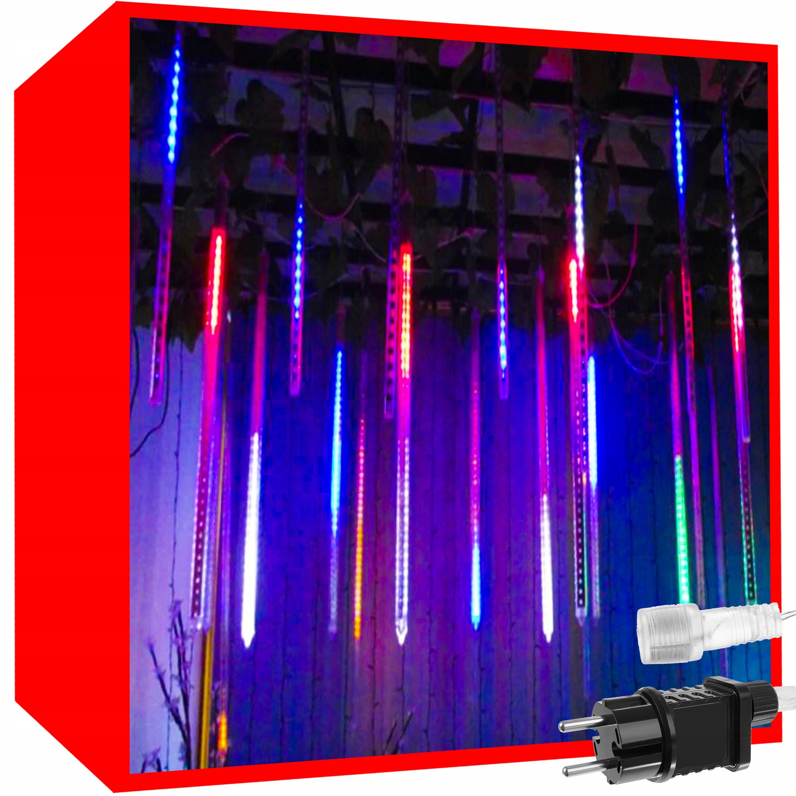 

Lampki Meteory Padający Śnieg Sople Led 50cm IP44