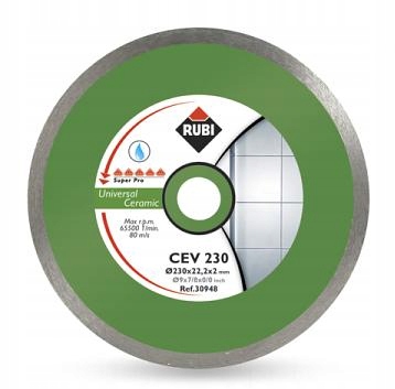 Rubi Diamantový Kotouč Na Keramiku Cev 250 Superpro
