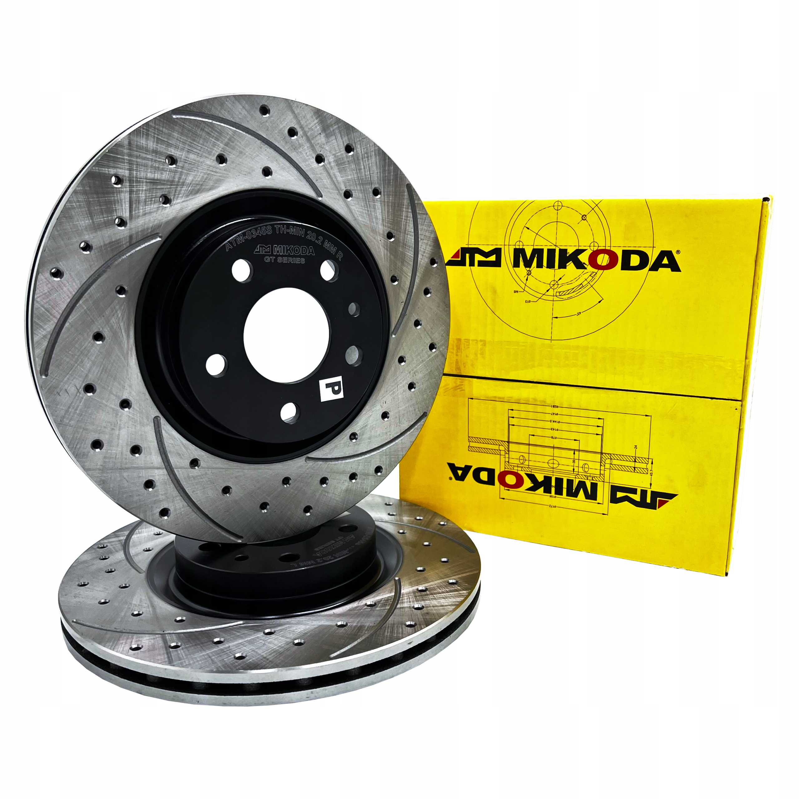 0345S - Диск MIKODA GT Alfa Romeo 147 (937_) передній 284mm
