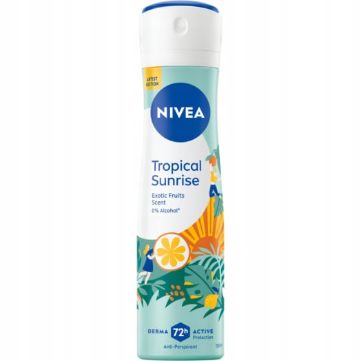 Nivea Antiperspirant ve ve spreji Tropical Sunrise