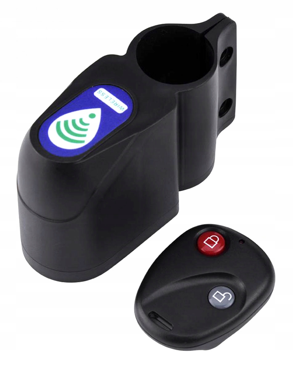 ALARM ROWEROWY BLOKADA ZABEZPIECZENIE DO ROWERU ELEKTRONICZNY PILOT IR
