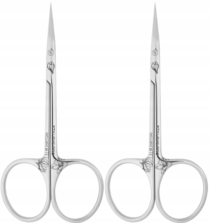 2 x Staleks Profesionální nůžky na kůži Exclusive 22 Type 1 Magnolie