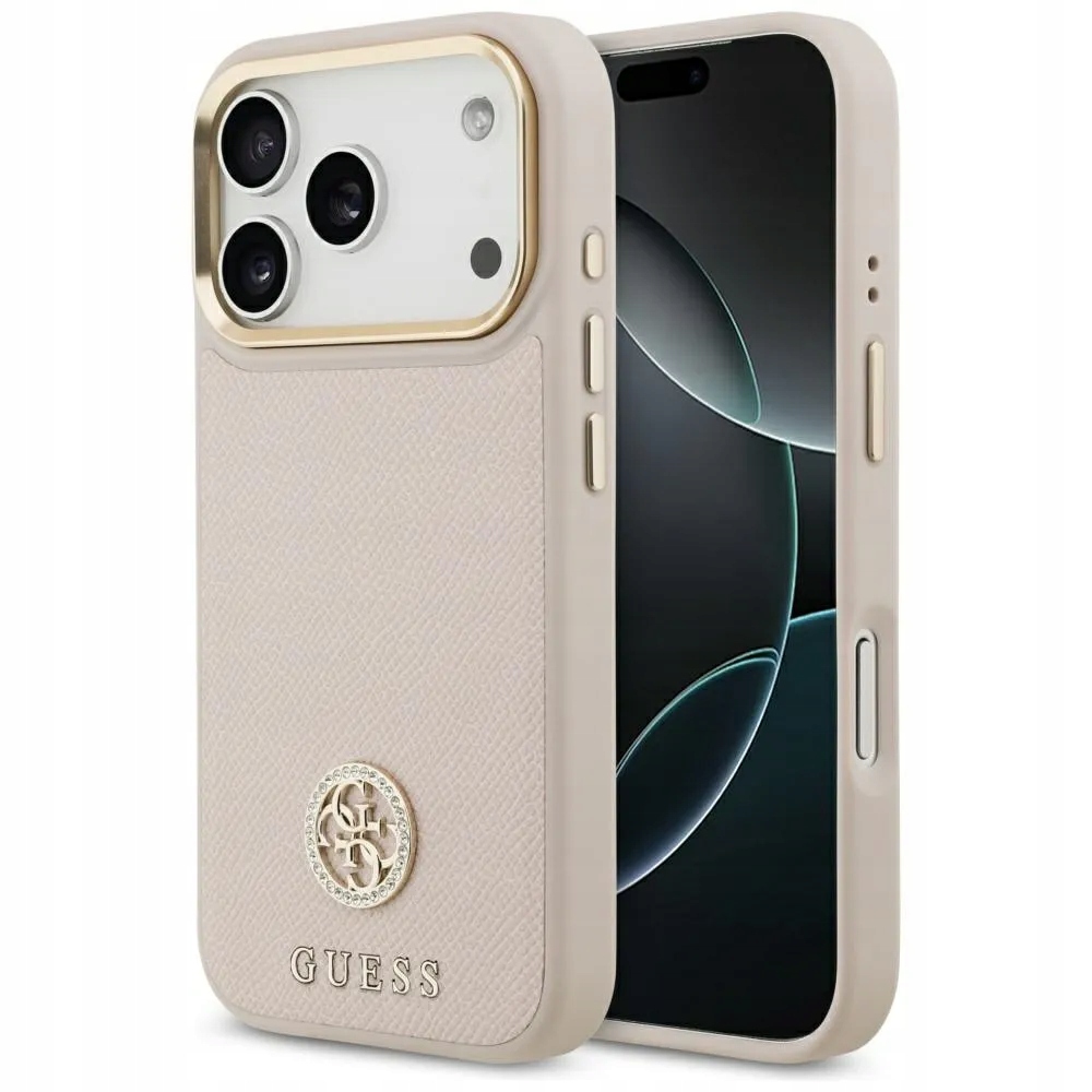 Guess pouzdro pro Iphone 17 Pro kompatibilní s MagSafe GUHMP17LPGCRMDEP (pu