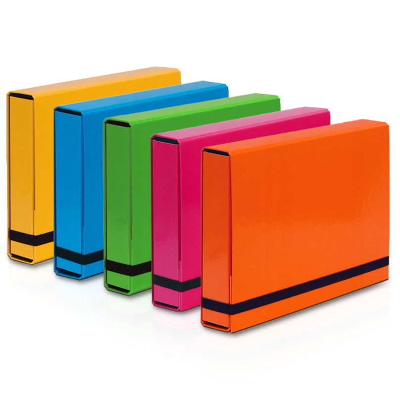 

5x Teczka z Gumką A4 Vaupe Box Twarda Gruba 50mm